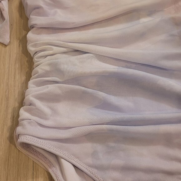 ZARA | Tie Dye Halter Mesh Bodysuit | Sz. XS - Picture 5 of 10